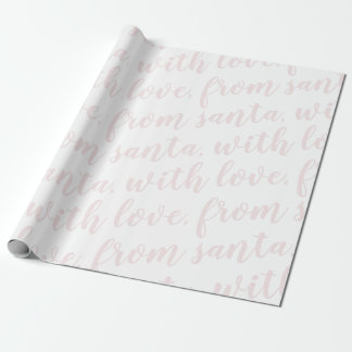 von Sankt mit Liebe erröten Sie Geschenkpapier