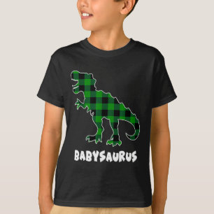 Von Saurus T-Rex Dinosaurier Kariert St Patricks D T-Shirt