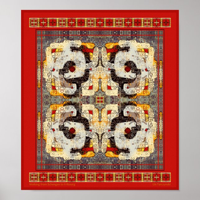 Von Schengen nach Fribourg Poster (Vorne)