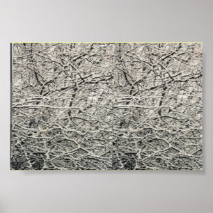 VON SCHNEE GEKÜRZT POSTER