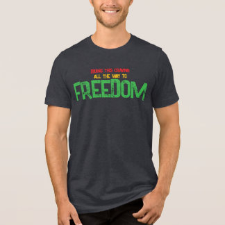 Von Sehnsucht nach Freiheit Tri-Blend Shirt