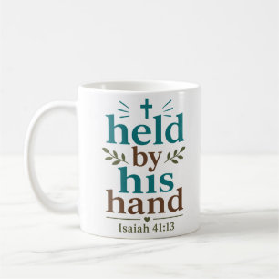 Von Seiner Hand Gehalten Inspirierendes Biblisches Kaffeetasse