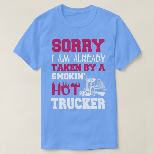 Von Smokin Hot Trucker Ehefrau T-Shirt (Design vorne)