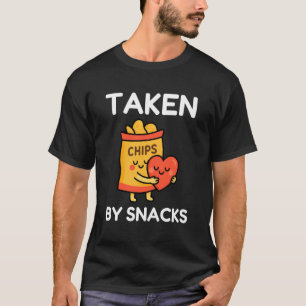 Von Snacks entführt Lustiges Lebensmittel Humor-Ge T-Shirt