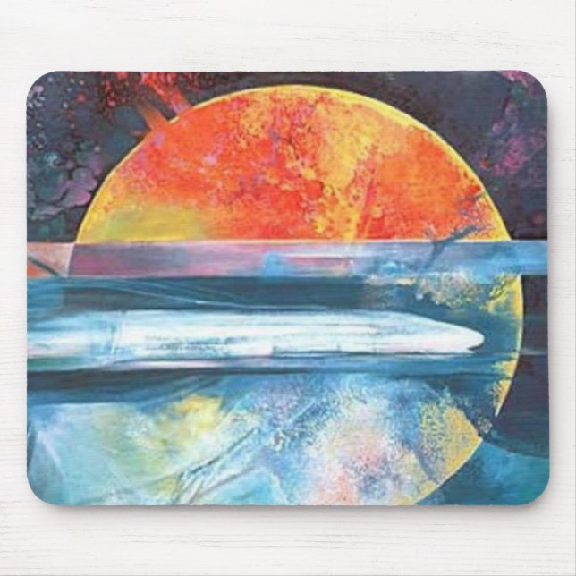 Von Sonne hinlegen Mousepad (Vorne)