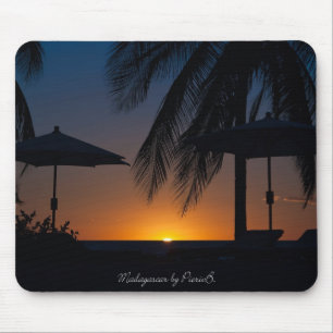 Von Sonne in Madagaskar hinlegen Mousepad