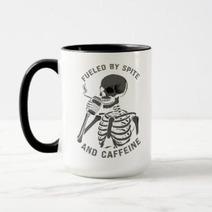 Von Spite und Coffein gespeist Skeleton Coffee Lov Tasse