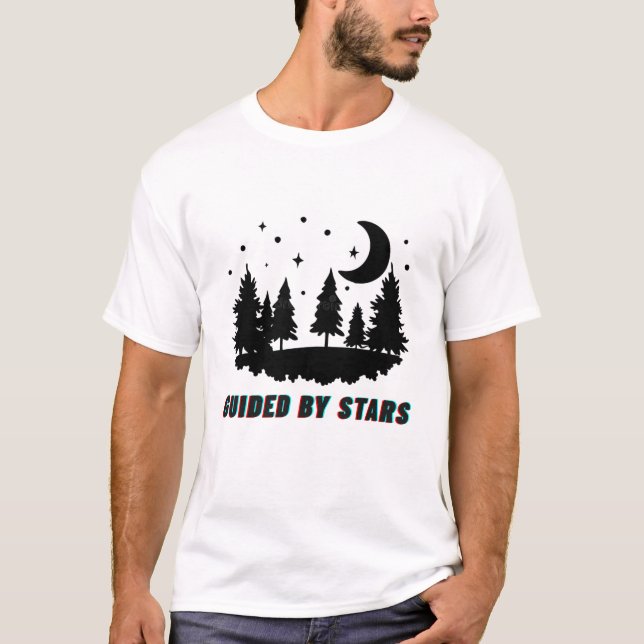 Von Sternen geführt T-Shirt (Vorderseite)