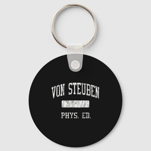 Von Steuben High School Hs Chicago Il Phys Ed  Schlüsselanhänger (Vorderseite)