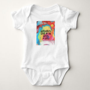 von Superhelden inspirierend- Baby Strampler