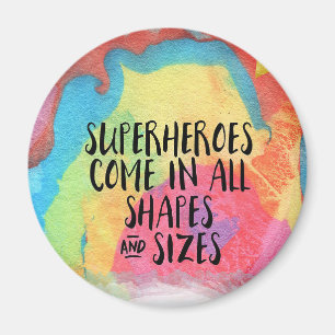 von Superhelden inspirierend- Magnet