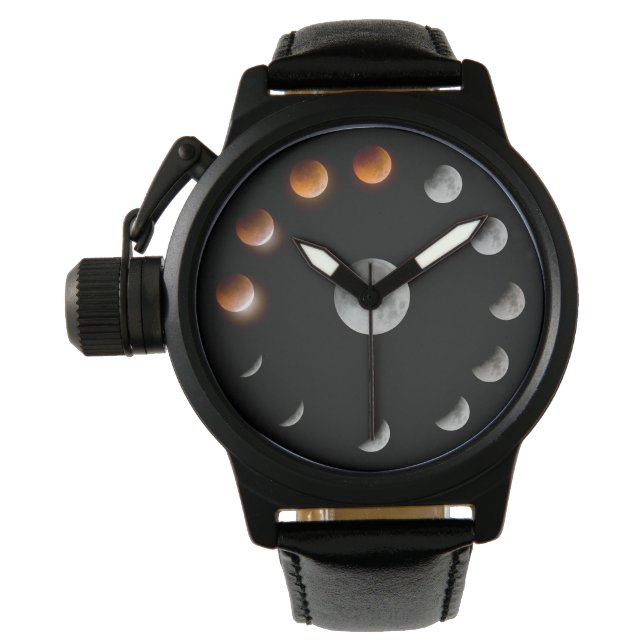 von tour™/mond Phase Armbanduhr (Vorderseite)