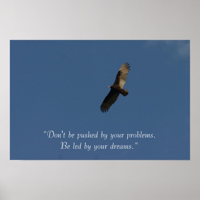 Von Träumen geleitet sein Poster (Vorne)