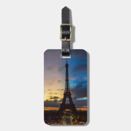 Von Trocadero aus können Sie den Eiffelturm von Ta Gepäckanhänger