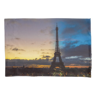 Von Trocadero aus können Sie den Eiffelturm von Ta Kissenbezug