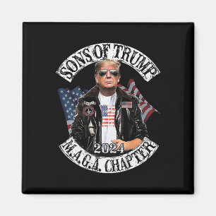 Von Trump Maga Kapitel 2024 (auf der Rückseite) Magnet
