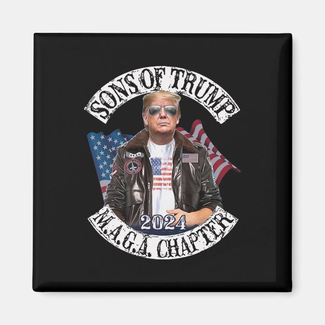 Von Trump Maga Kapitel 2024 Magnet (Vorne)