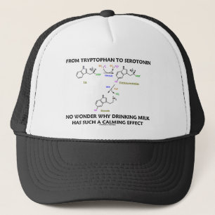 Von Tryptophan zu Serotonin (Chemie-Spaß) Truckerkappe