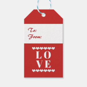 Von und zur LIEBE Geschenkanhänger