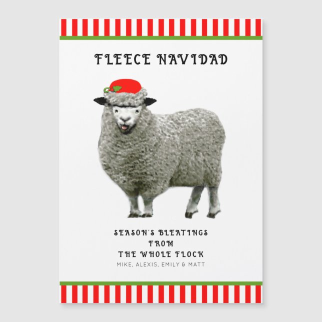 Von uns allen Weihnachtskarten Magnetkarte (Vorderseite)