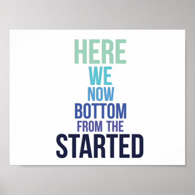 Von unten gestartet poster (Vorne)