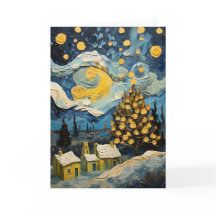 Von Van Gogh Inspirierte Vintage Weihnachtskunst