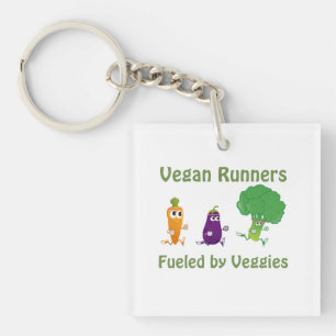 Von Veggies gespeist Schlüsselanhänger