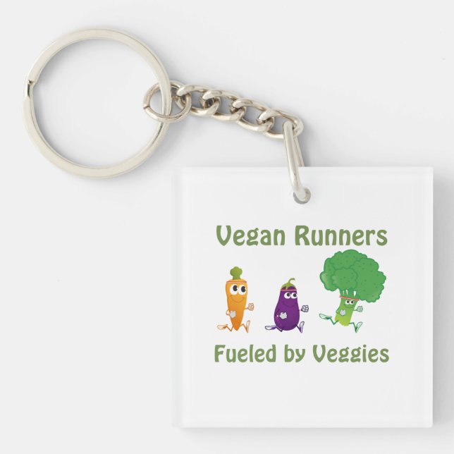 Von Veggies gespeist Schlüsselanhänger (Vorderseite)