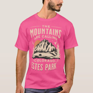 Von Vintag Colorado nennen die Berge Este T-Shirt
