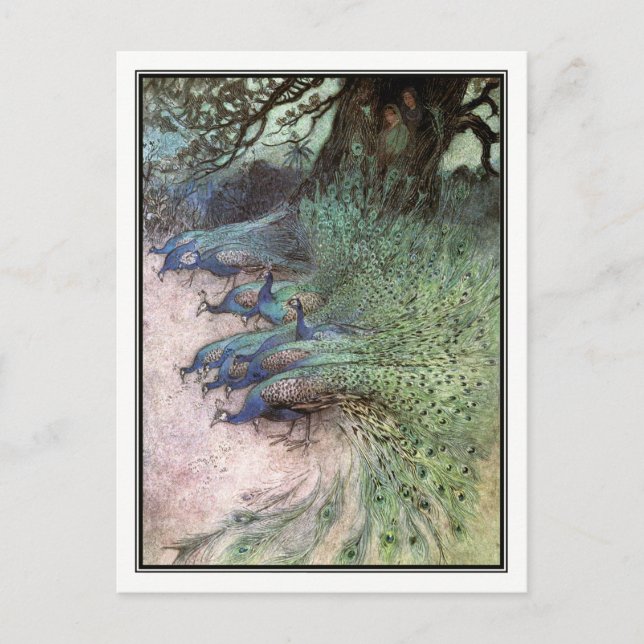Von Warwick Goble Bengalische Volksgeschichten Postkarte (Vorderseite)
