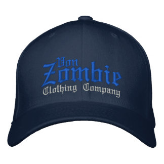 Von Zombie Skull Cap 001D Bestickte Kappe