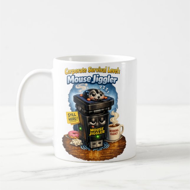 Von Zuhause aus arbeiten Kaffeetasse (Links)