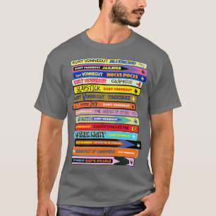 Vonnegut Buchstapel T-Shirt