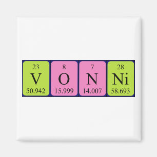 Vonni Periodenmagnet Magnet