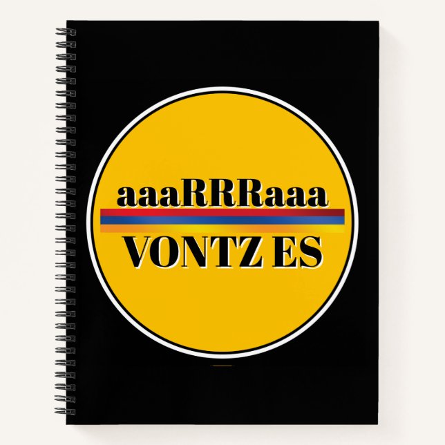Vontz Es Notizbuch  (Vorderseite)