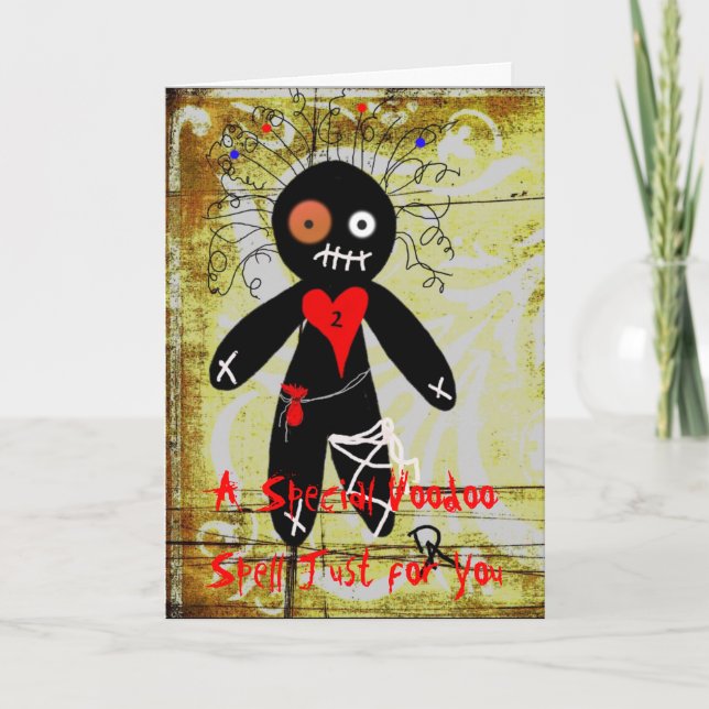 Voodoo-Bann Karte (Vorderseite)