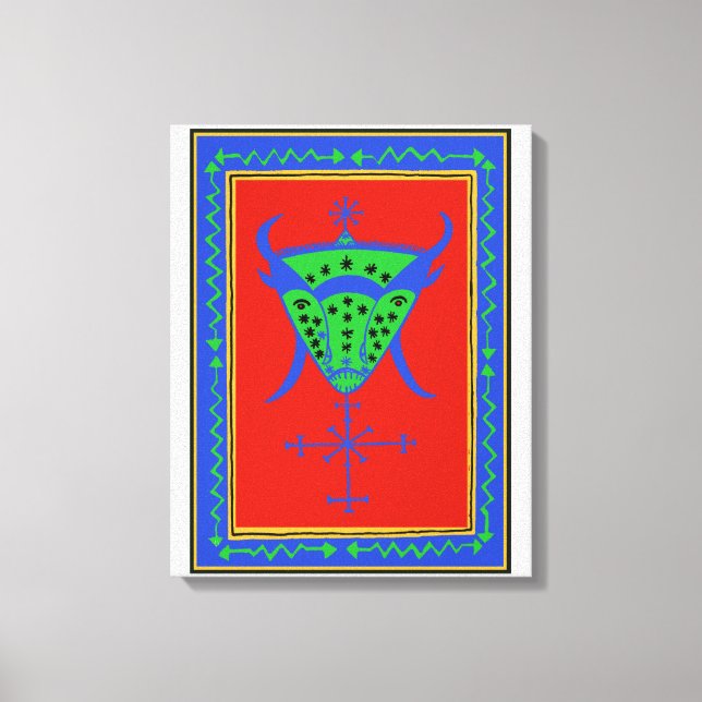 Voodoo BoSou Spirit Leinwand (Vorderseite)
