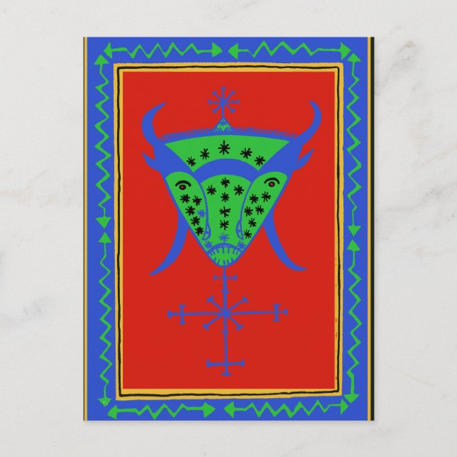 Voodoo BoSou Spirit Postkarte (Vorderseite)
