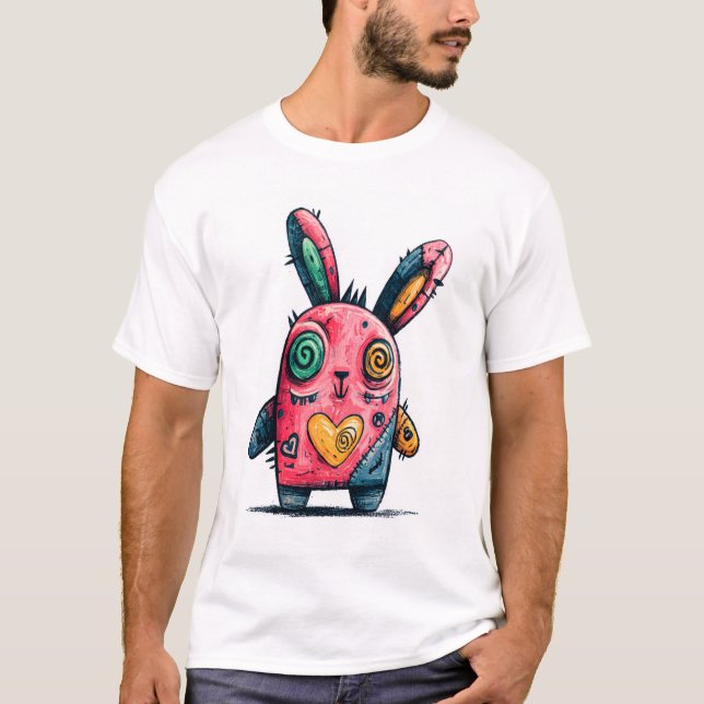 Voodoo Bunny - Spiralträume T-Shirt (Vorderseite)