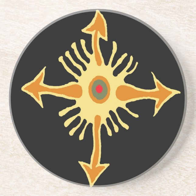 Voodoo Compass Untersetzer (Vorne)