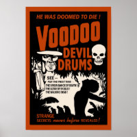 Voodoo Devil Drums - Man Poster