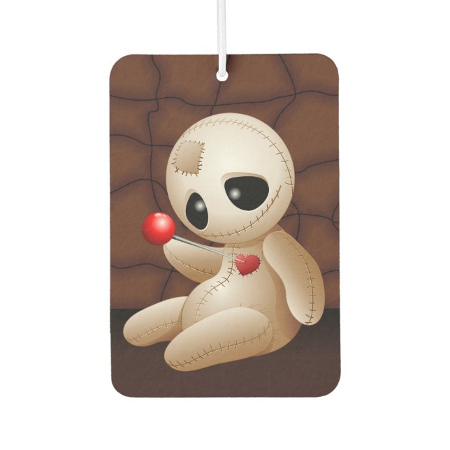 Voodoo Doll Cartoon in der Liebe Autolufterfrischer (Vorderseite)