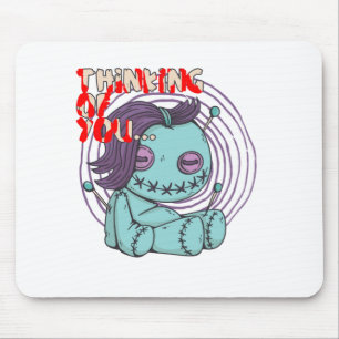 Voodoo Doll - Denken Sie an Sie Mousepad