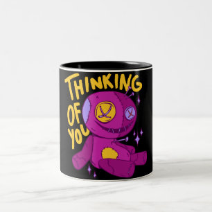 Voodoo Doll - DENKEN SIE Zweifarbige Tasse