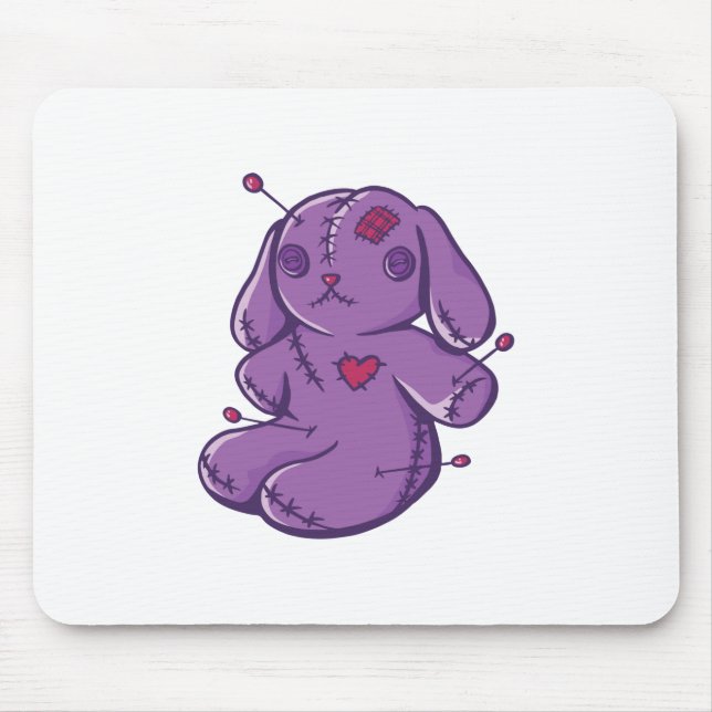 Voodoo Doll - Halloween Bunny Mousepad (Vorne)