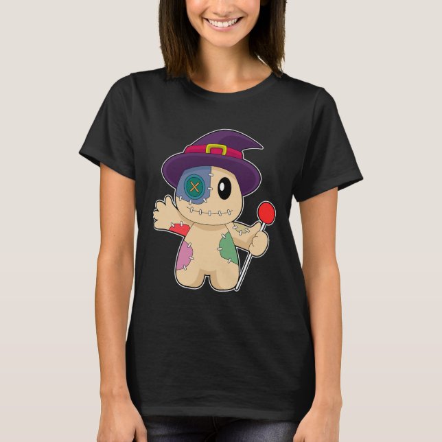 Voodoo Doll Halloween T-Shirt (Vorderseite)