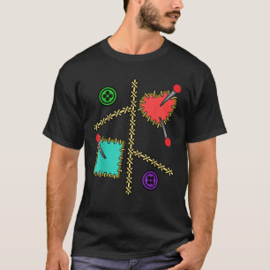 Voodoo Doll Kostüme Frauen Mädchen Halloween Shi K T-Shirt