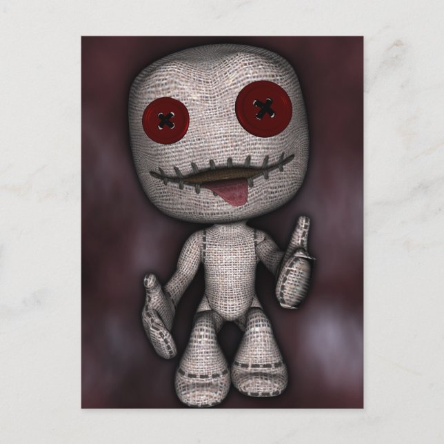 Voodoo Dolly Postkarte (Vorderseite)