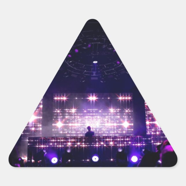 Voodoo Experience-1 Dreieckiger Aufkleber (Vorderseite)