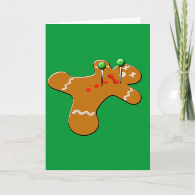 Voodoo Gingerbread Mann Weihnachten Spaß (Vorderseite)